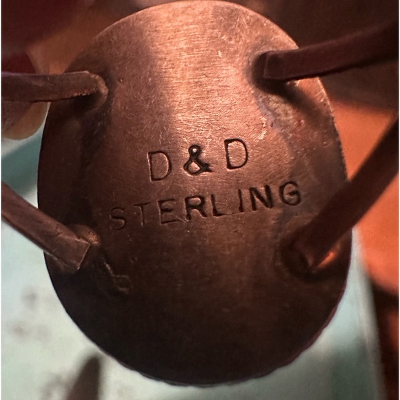 Vintage Sterling Silver and Kingman Turquoise - Picture 6 of 9